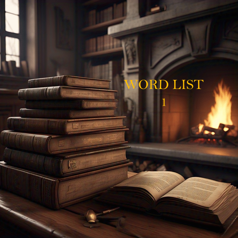 Mini Course – Word List- 1 (Words 1 to 10)
