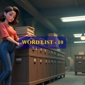 Word List - 10 (Words 91 to 100)