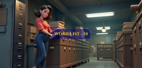 Word List - 10 (Words 91 to 100)