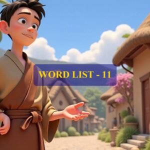 Word List - 11 (Words 101 to 110)