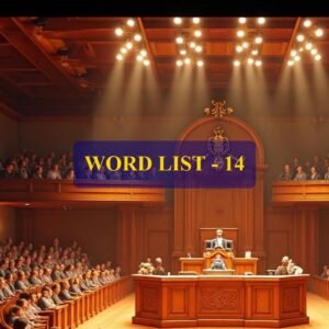 Word List - 14 (Words 131 to 140)