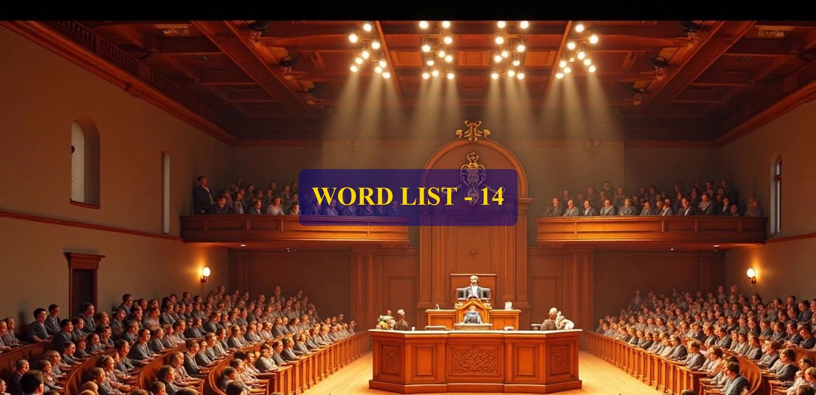 Word List – 14 (Words 131 to 140)