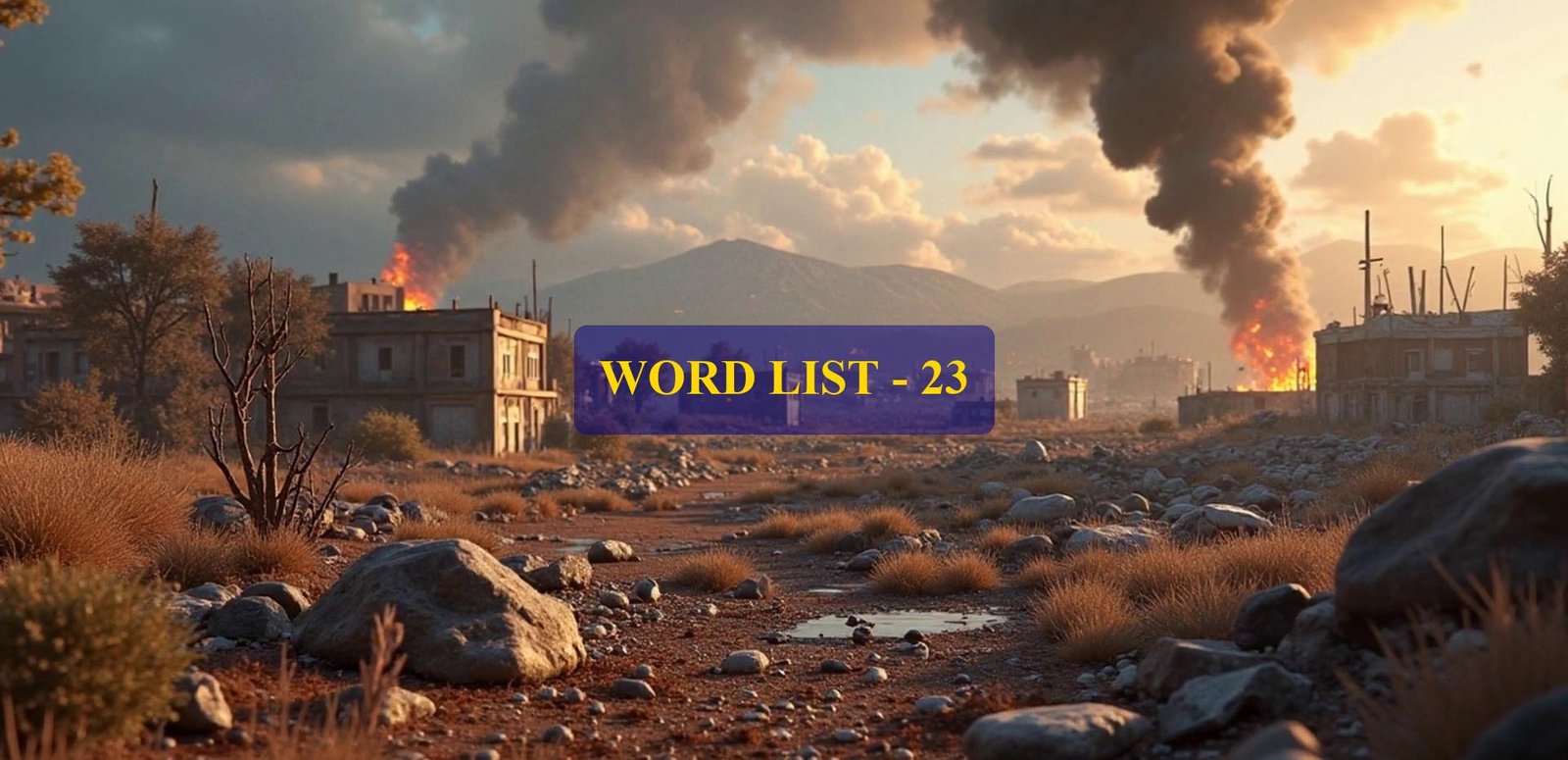 Word List – 23 (Words 221 to 230)