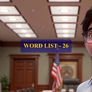 Word List - 26 (Words 251 to 260)