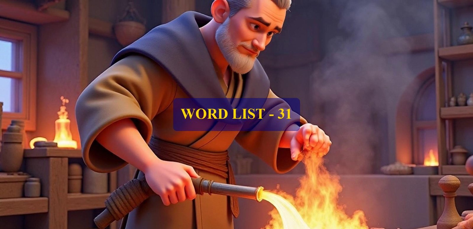 Word List – 31 (Words 301 to 310)