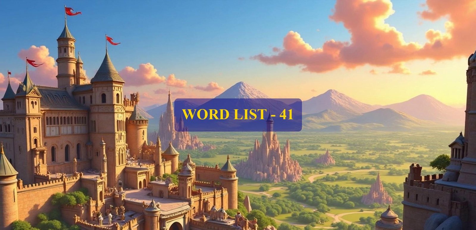 Word List – 41 (Words 401 to 410)