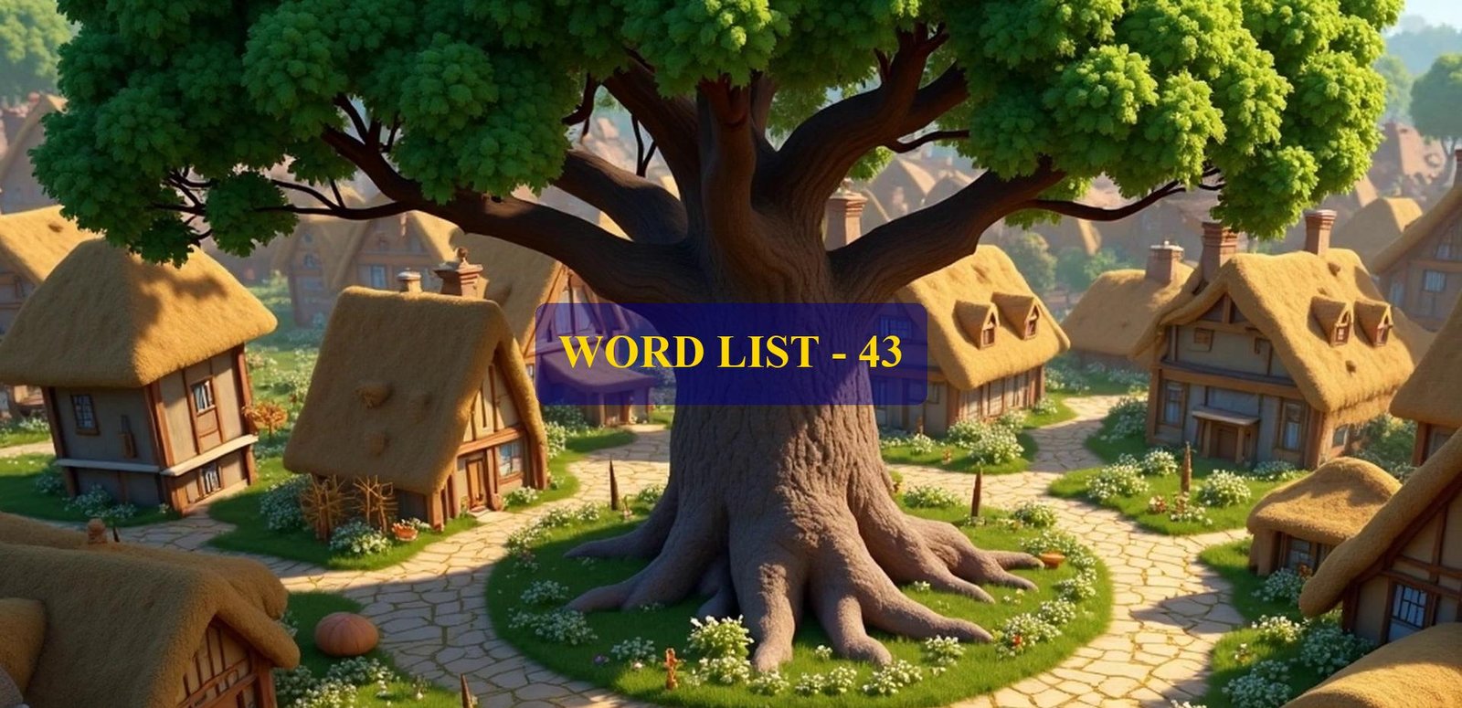 Word List – 43 (Words 421 to 430)