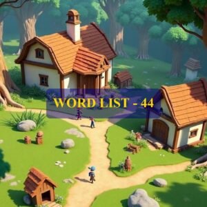 Word List - 44 (Words 431 to 440)