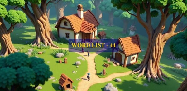 Word List - 44 (Words 431 to 440)