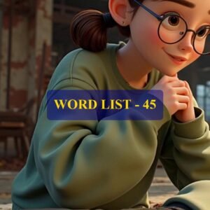 Word List - 45 (Words 441 to 450)