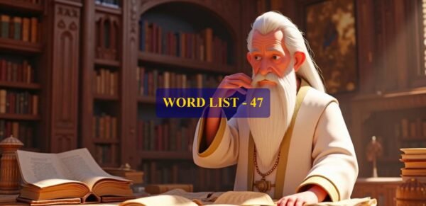 Word List - 47 (Words 461 to 470)