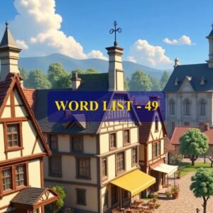 Word List - 49 (Words 481 to 490)