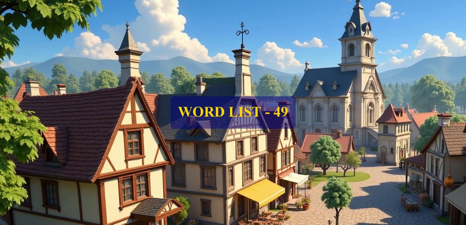 Word List – 49 (Words 481 to 490)