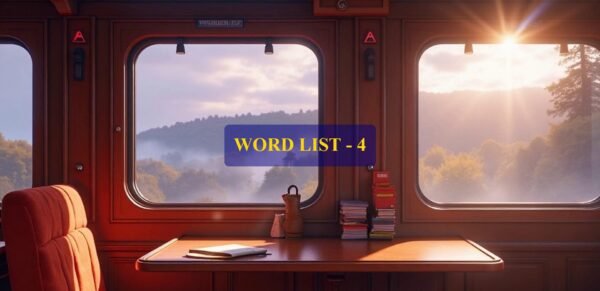 Word List - 4 (Words 31 to 40)