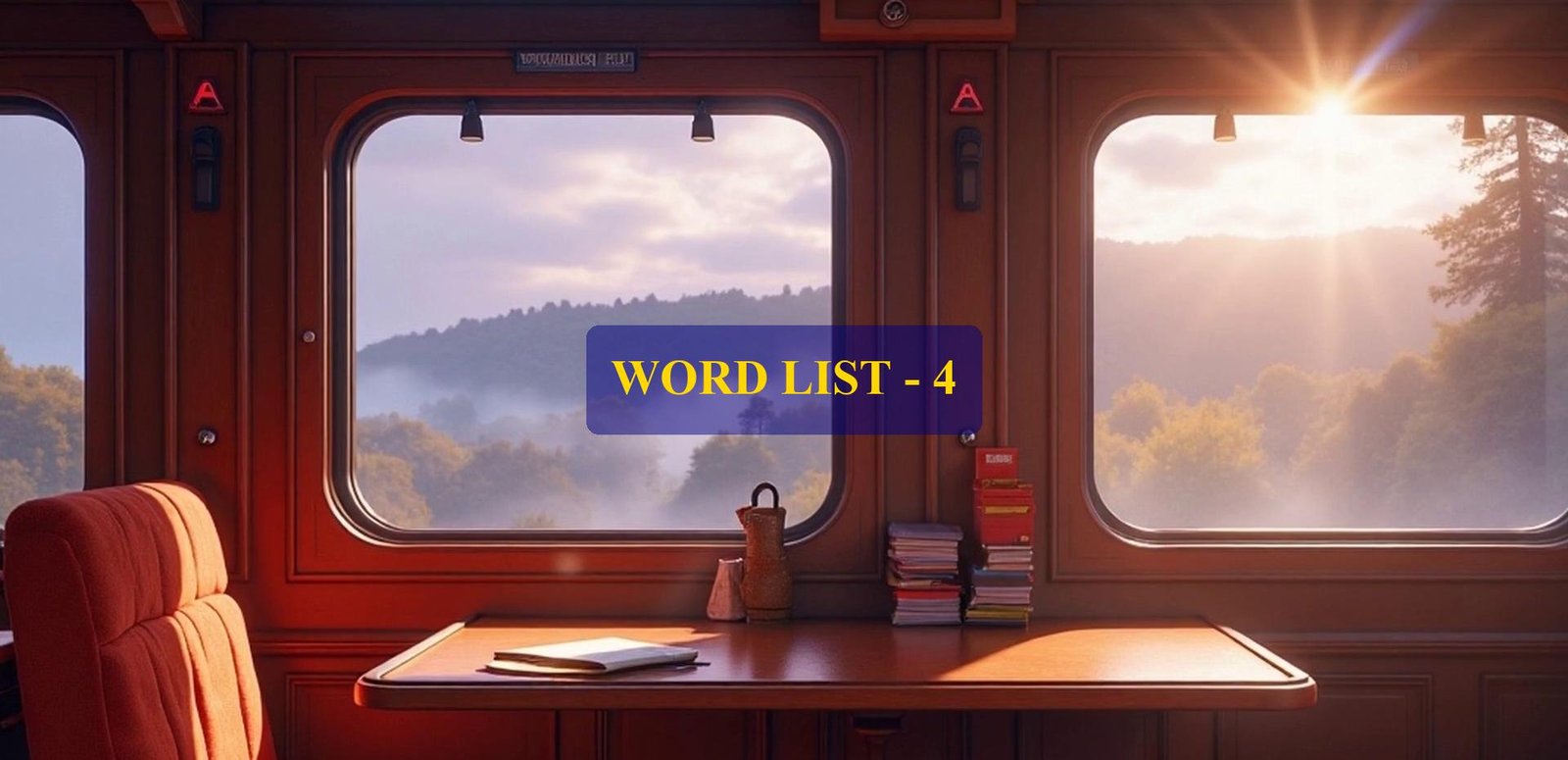 Word List – 4 (Words 31 to 40)