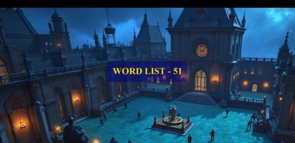 Word List - 51 (Words 501 to 510)