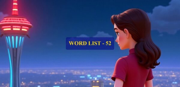 Word List - 52 (Words 511 to 520)