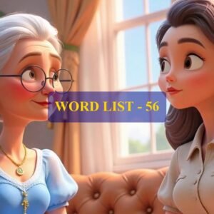Word List - 56 (Words 551 to 560)