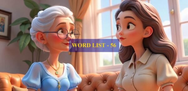 Word List - 56 (Words 551 to 560)