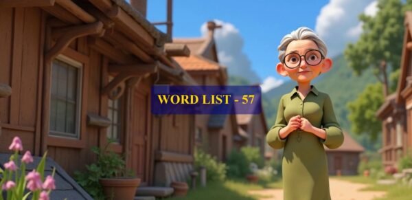 Word List - 57 (Words 561 to 570)