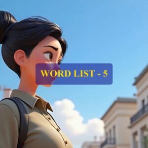 Word List - 5 (Words 41 to 50)