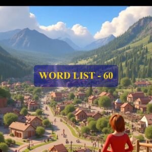 Word List - 60 (Words 591 to 600)