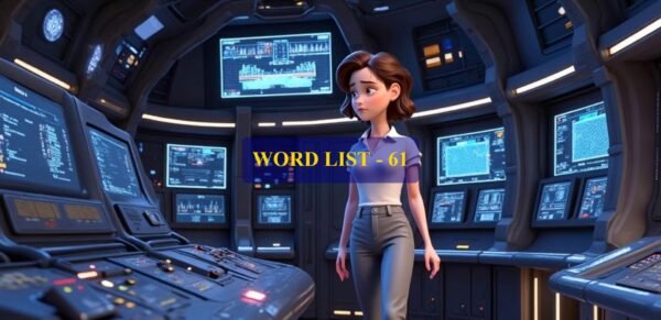 Word List - 61 (Words 601 to 610)
