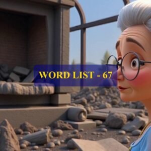 Word List - 67 (Words 661 to 670)