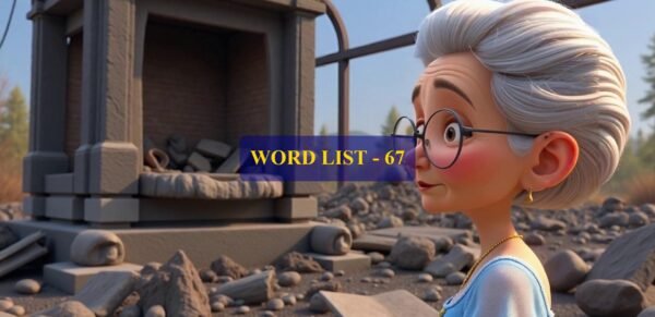 Word List - 67 (Words 661 to 670)