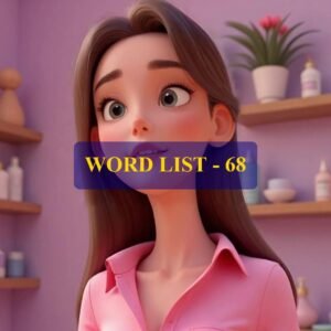 Word List - 68 (Words 671 to 680)