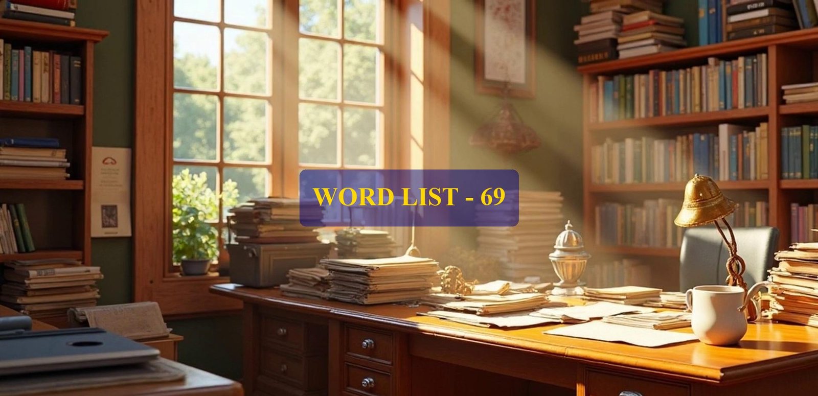 Word List – 69 (Words 681 to 690)