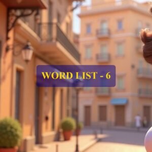 Word List - 6 (Words 51 to 60)