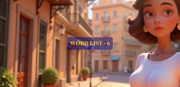 Word List - 6 (Words 51 to 60)