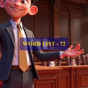 Word List - 72 (Words 711 to 720)
