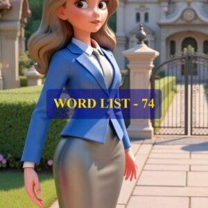 Word List - 74 (Words 731 to 740)