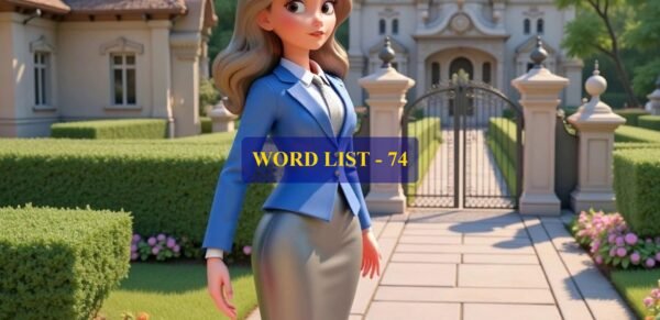 Word List - 74 (Words 731 to 740)