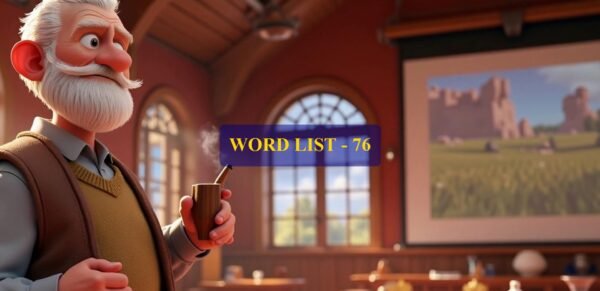 Word List - 76 (Words 751 to 760)