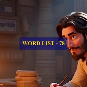 Word List - 78 (Words 771 to 780)