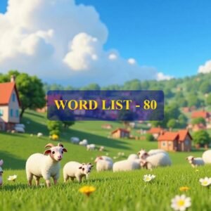 Word List - 80 (Words 791 to 800)