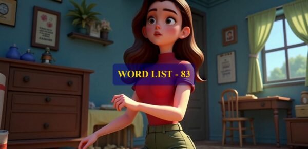 Word List - 83 (Words 821 to 830)