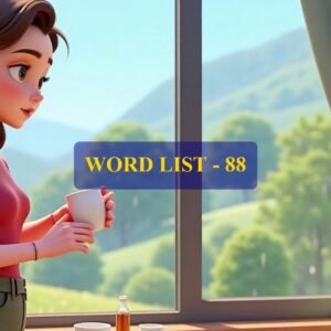 Word List - 88 (Words 871 to 880)