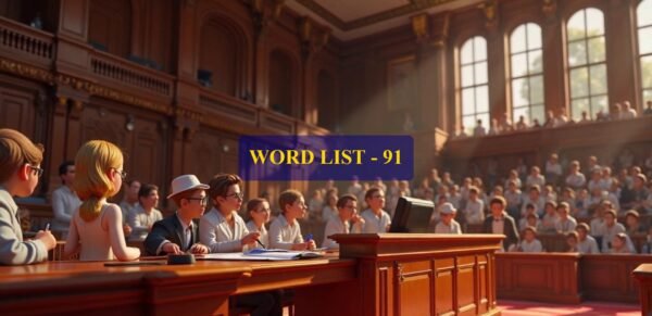 Word List - 91 (Words 901 to 910)