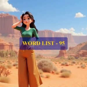 Word List - 95 (Words 941 to 950)