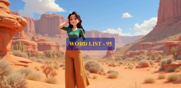 Word List - 95 (Words 941 to 950)