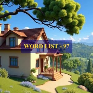 Word List - 97 (Words 961 to 970)